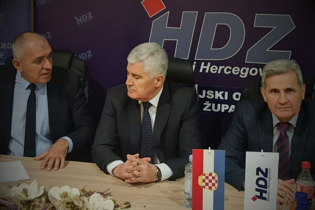Dragan Čović, Ivo Tadić, Mato Zovko HDZ BiH