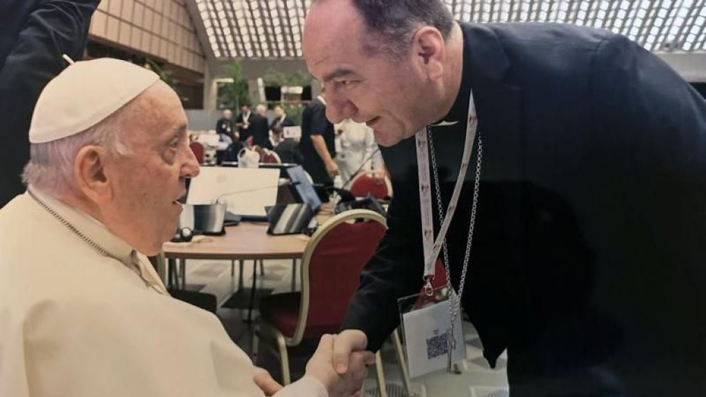 Petar Palić i papa Franjo VAtikan