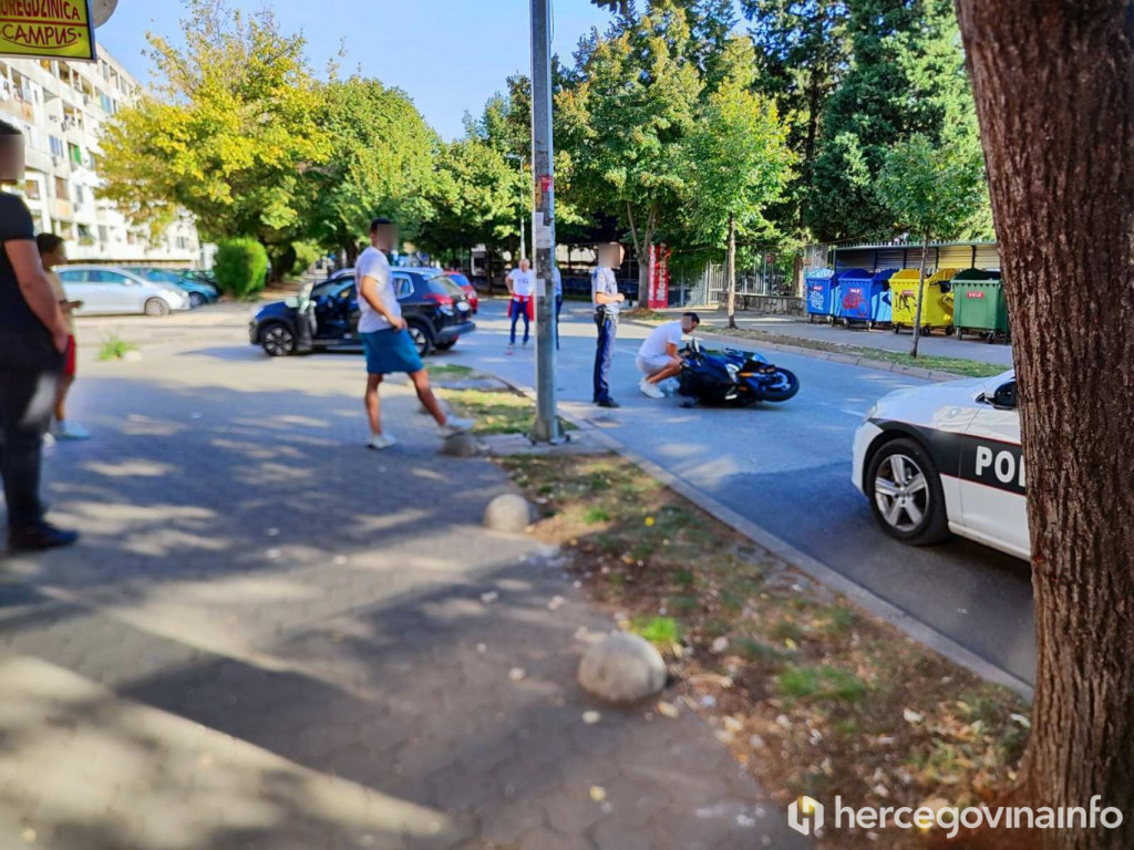 Prometna nezgoda ulica Stjepana Radića Mostar