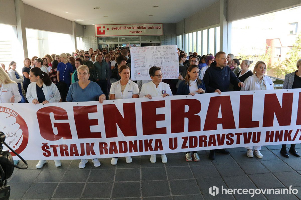 Generalni štraj zdravstvenih djelatnika