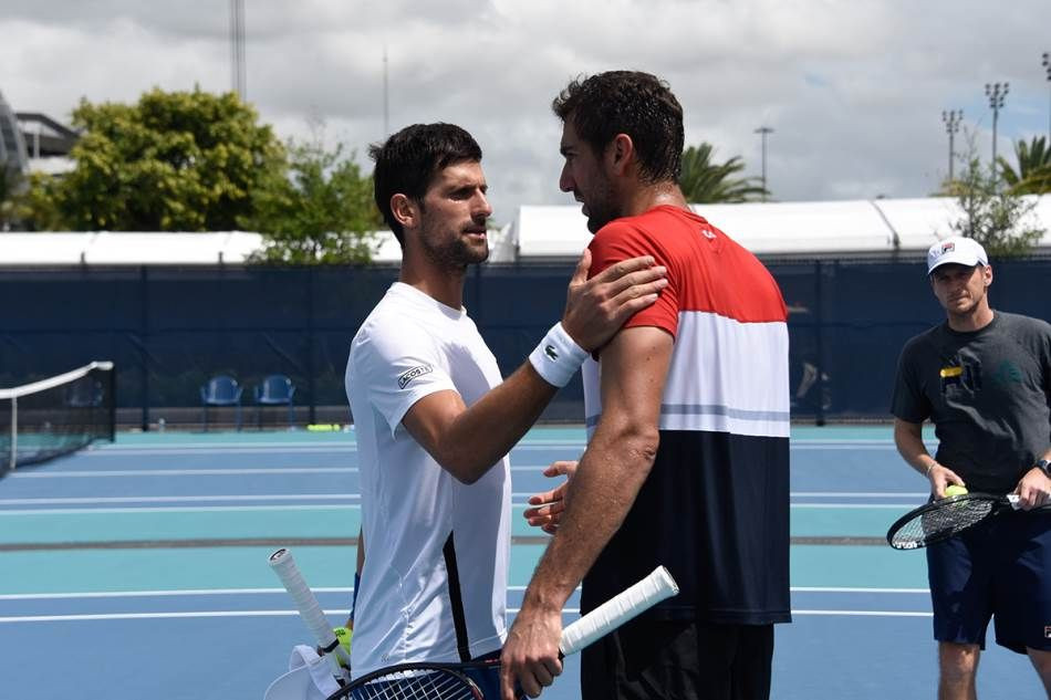 Marin Čilić i Novak Đoković