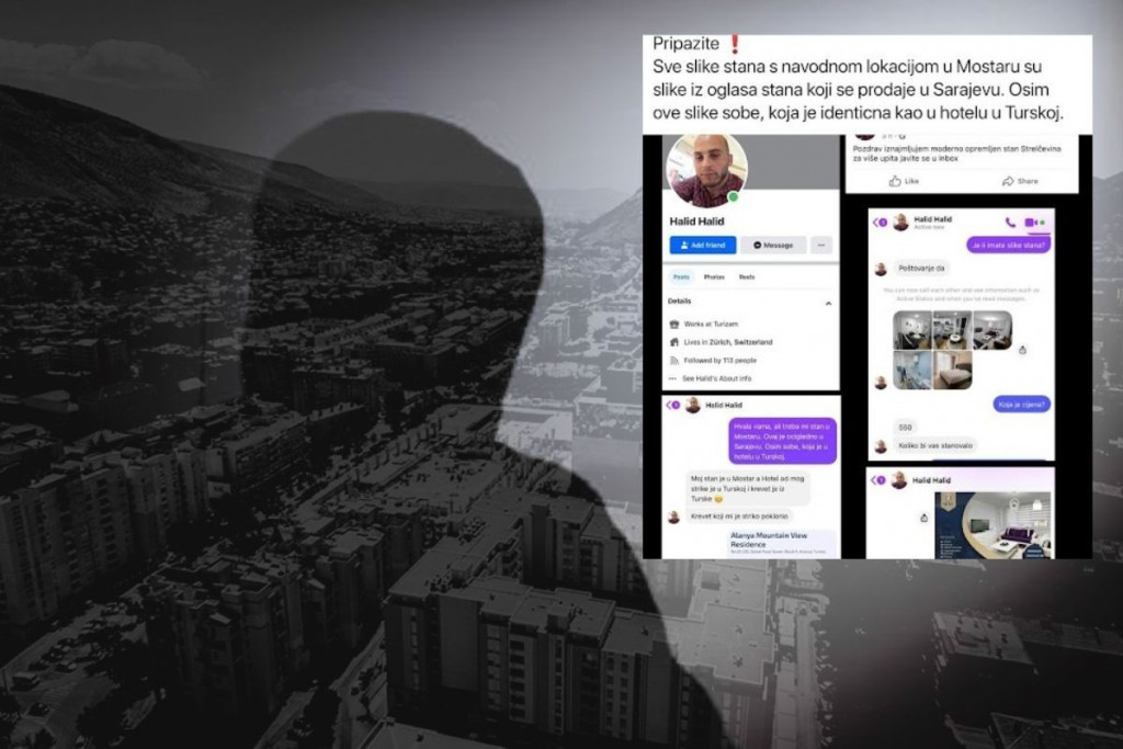 Mostar lažni stan silovatelj