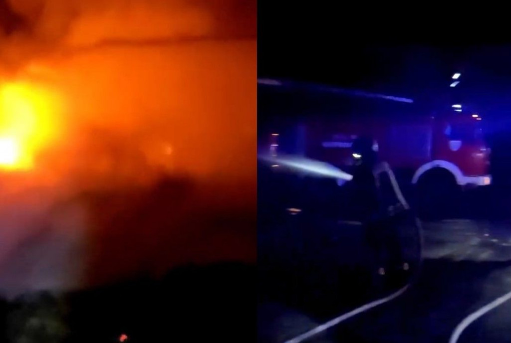 Požar na deponiji u Salakovcu