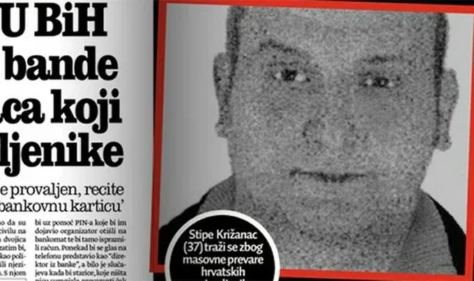 Stipo Križanac prevarant