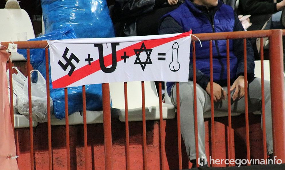 Transparent navijača Veleža