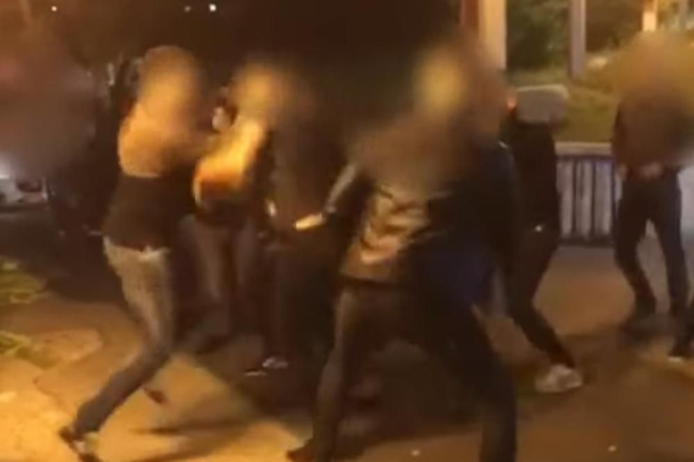 Ilustracija / tučnjava u disku