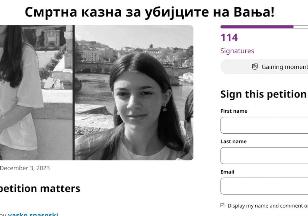 peticija vanja makedonija