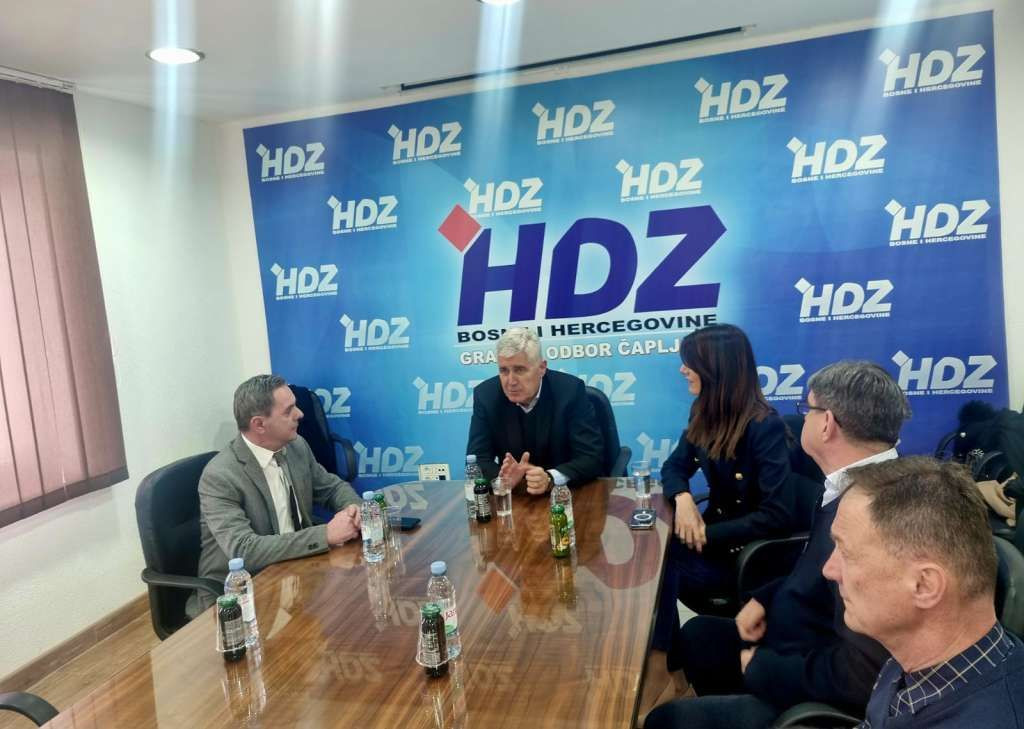 Čović u Čapljini kod Vidića