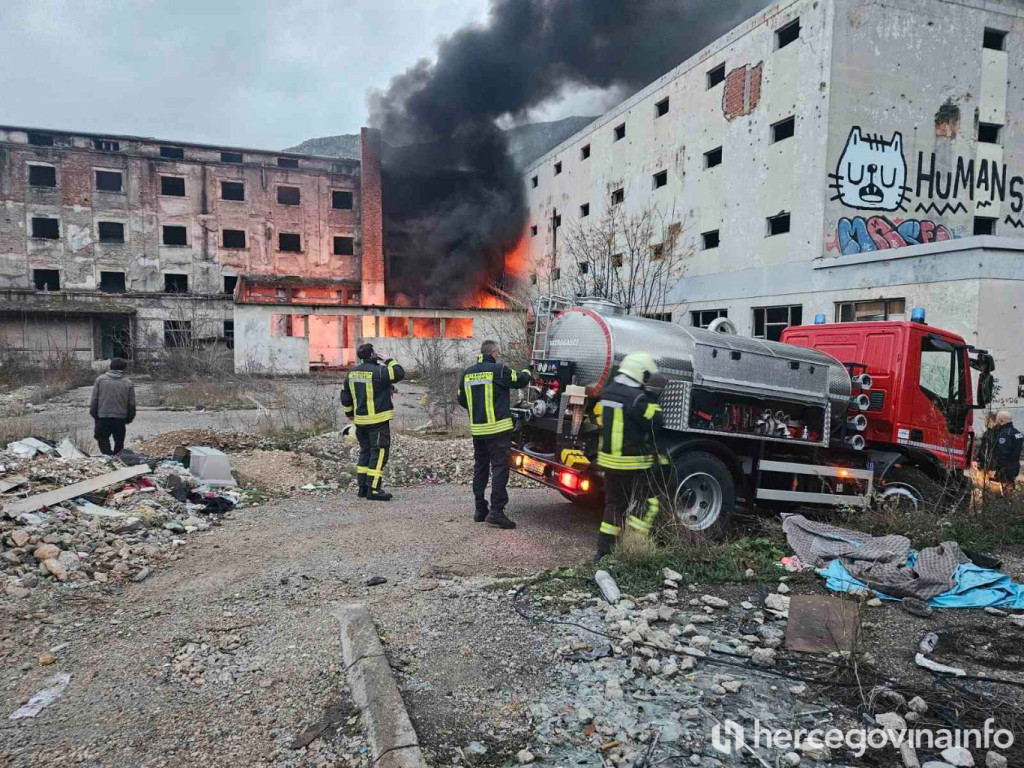 Požar Fabrika duhana Mostar