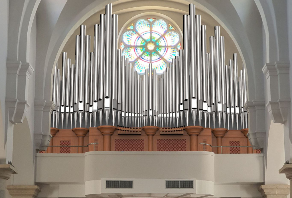 Orgulje u crkvi u Širokom Brijegu