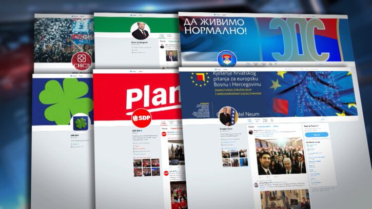 Političari društvene mreže