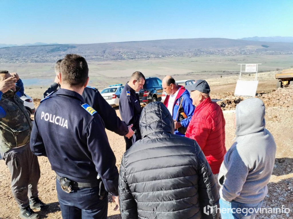 Međine prosvjed mještana