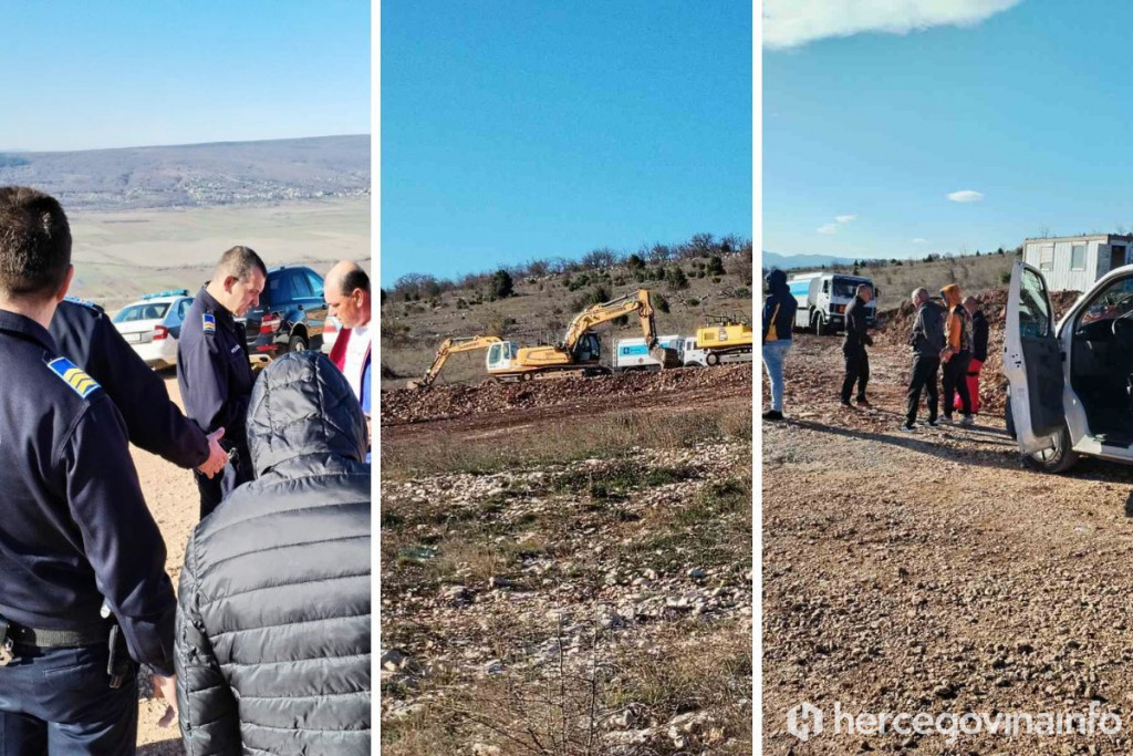 Međine prosvjed mještana