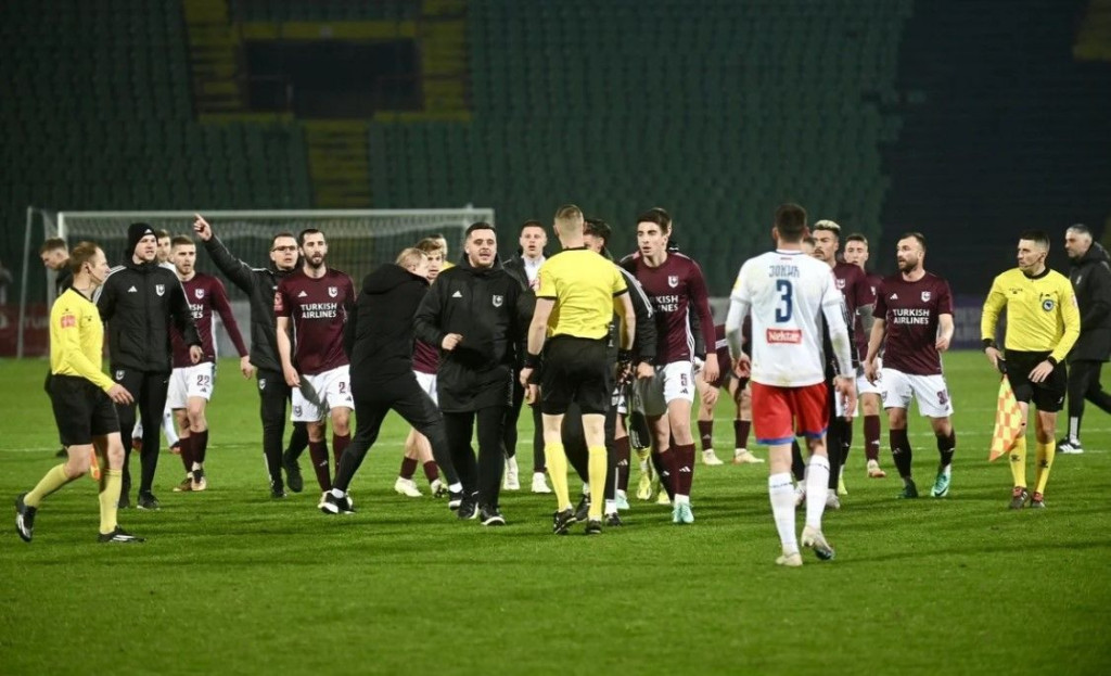 Sarajevo Borac prekid utakmice