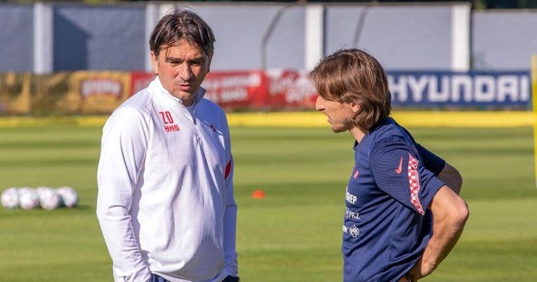 Zlatko Dalić i Luka Modrić