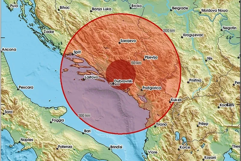 Potres Crna Gora