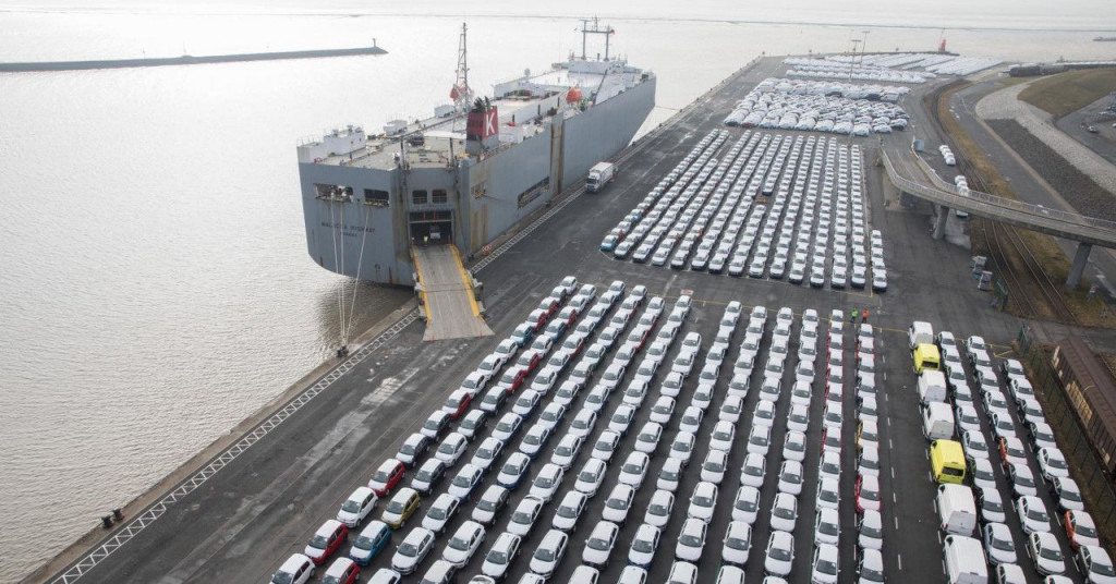 Volkswagen vozila u luci Emden