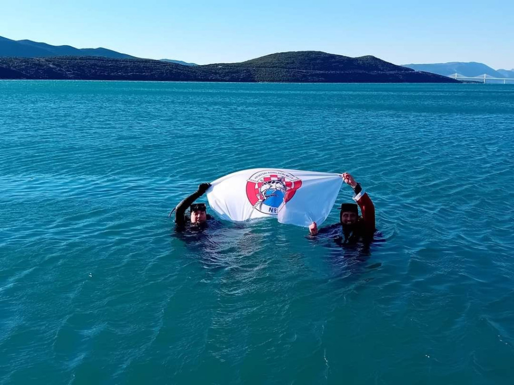 Eko akcija čišćenja neumskog podmorja Ronilački klub Neum