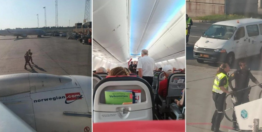 Zrakoplov Oslo - Split