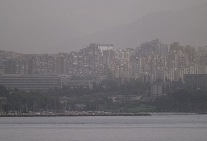 Saharska prašina u Splitu