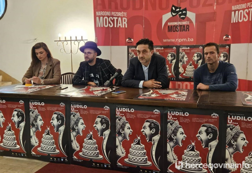 Press konferencija povodom premijere predstave u Narodnom pozorištu Mostar