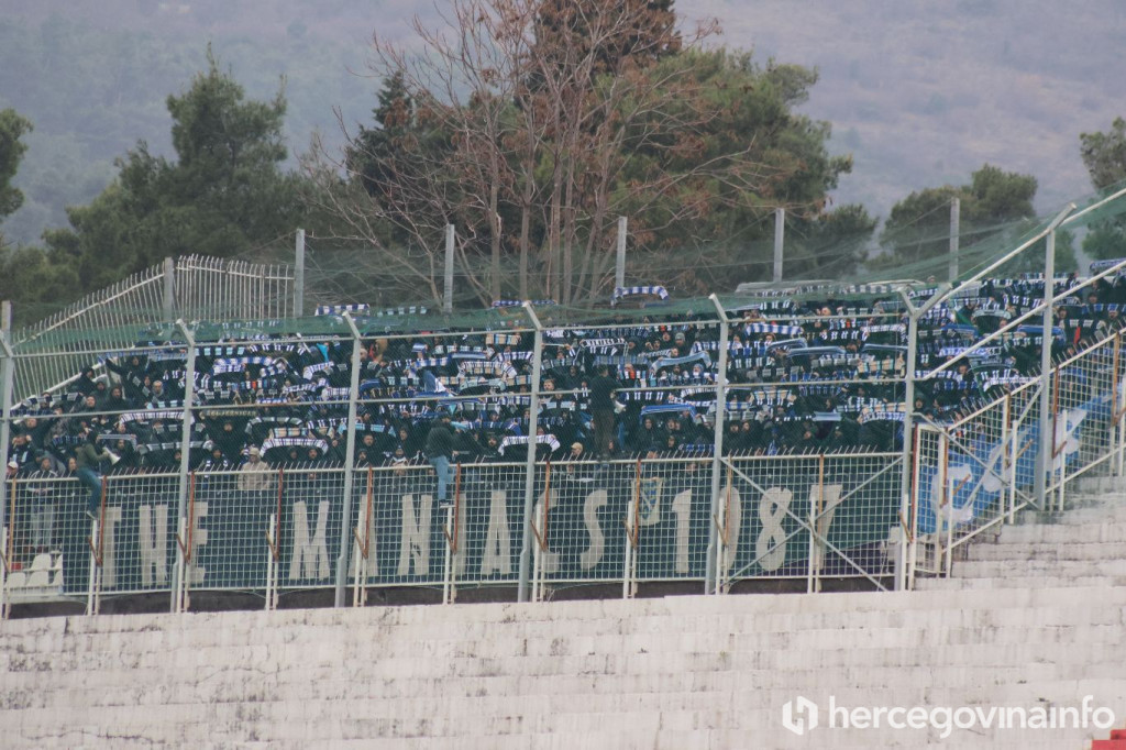 Manijaci navijači Željezničara u Mostaru 