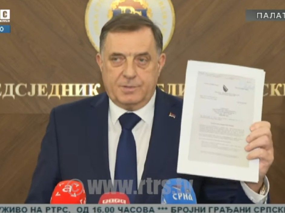 Milorad Dodik i Vedrana Mijović