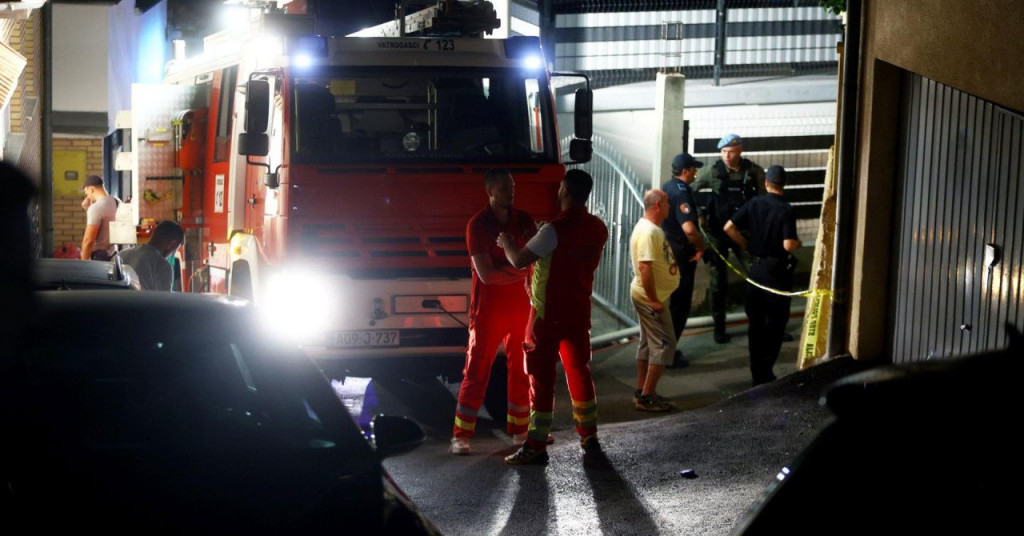 Požar na obiteljskoj kući vatrogasci