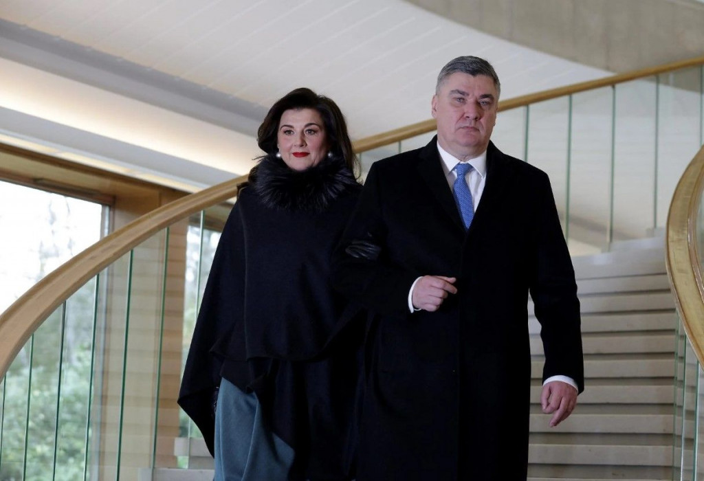 Zoran Milanović i Sanja Milanović inauguracija