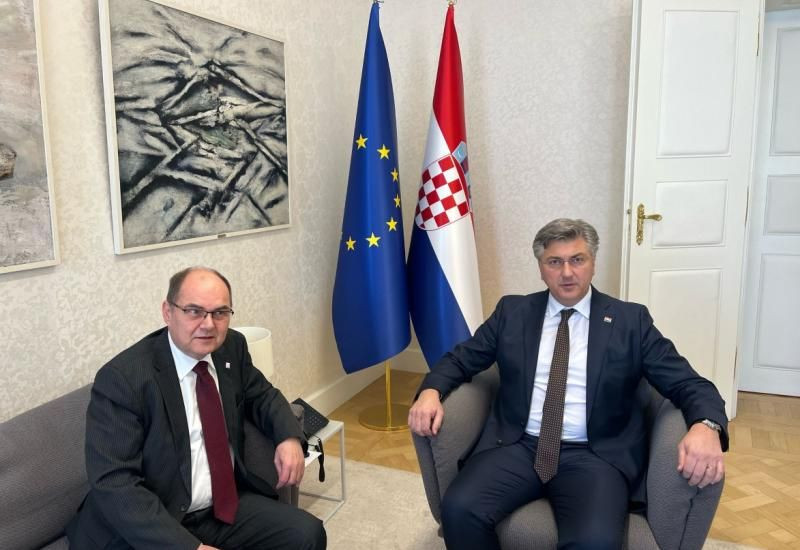 Christian Schmidt i Andrej Plenković 