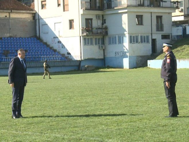 Dodik i Višković helikopterom stigli u Zvornik