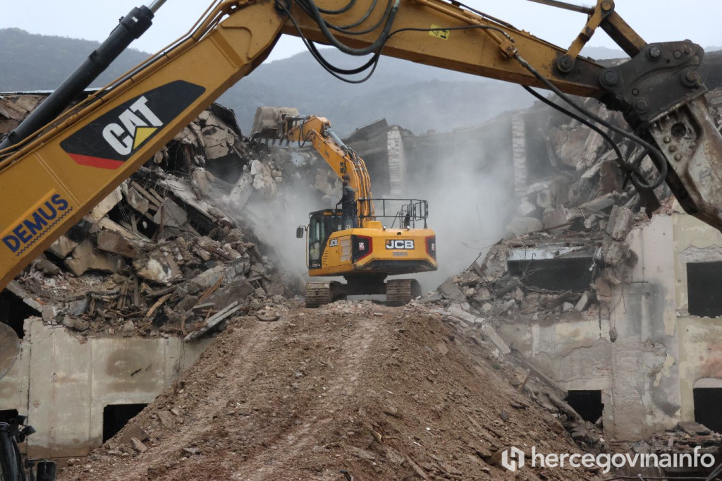Fabrika Duhana Mostar Lidl Rušenje