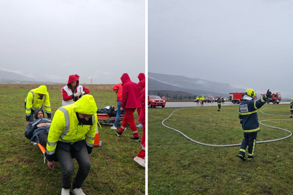 Zračna luka mostar vježbe