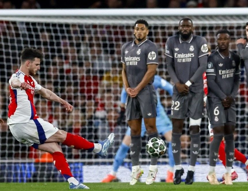 Arsenal Real Madrid, Rice