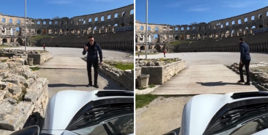 Mate Rimac s Neverom u Areni Pula