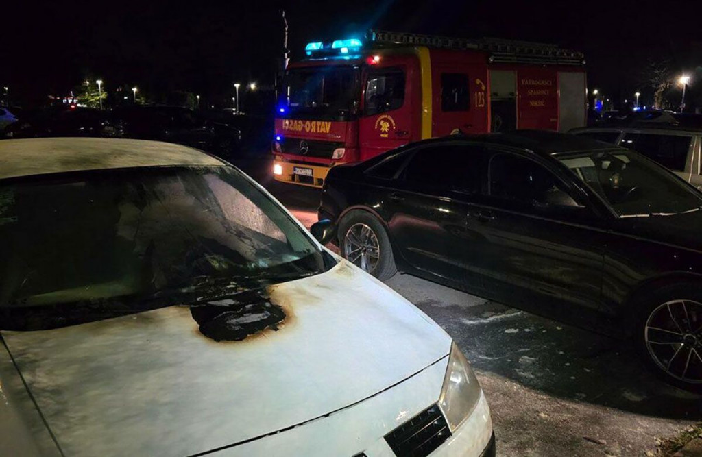 Požar vozilo iz BiH Nikšić