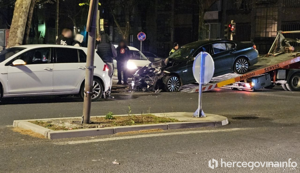 Sudar u Mostaru na Aveniji