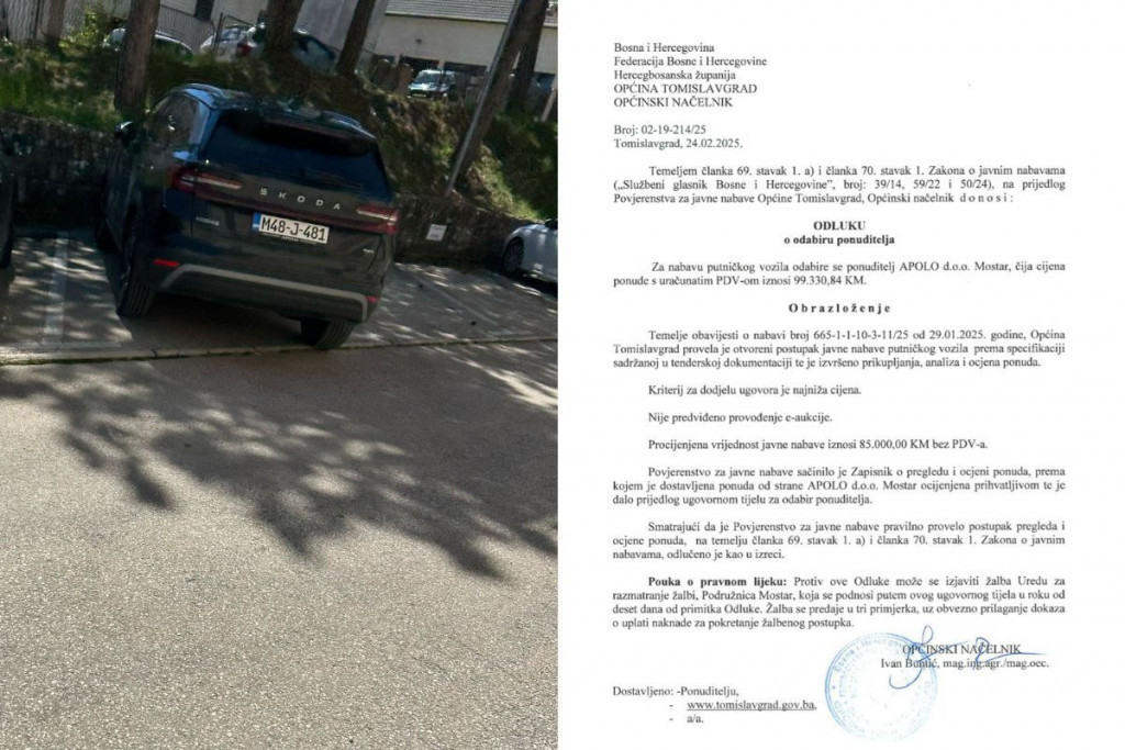 Buntić Tomislavgrad Škoda Vrtić