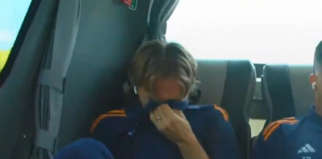 Luka Modrić plakao na putu prema Snatiago Bernabeuu