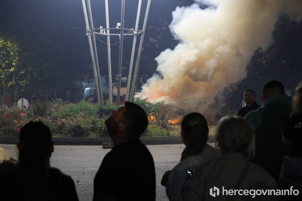 Manji požar na kružnom Rondo