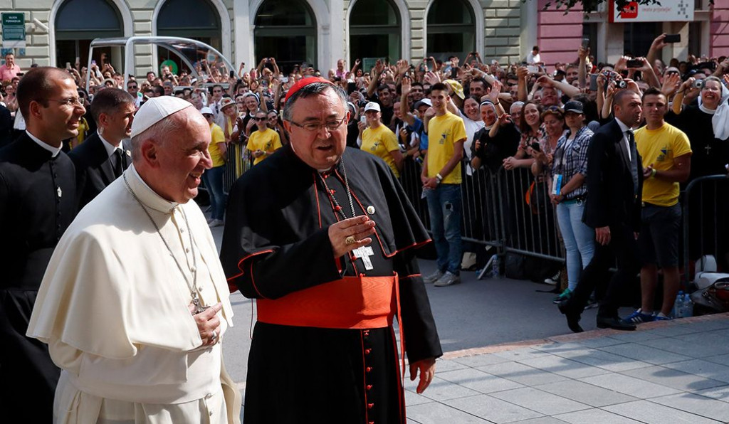Papa Franjo i kardinal Vinko Puljić