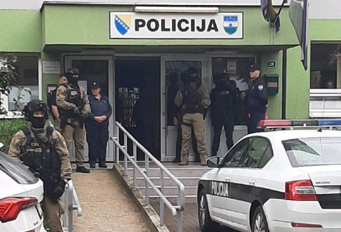 uhićeni policajci Sanski Most