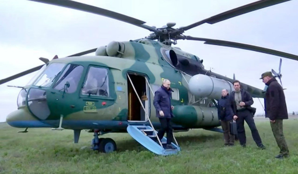 Vladimir Putin helikopter Kursk