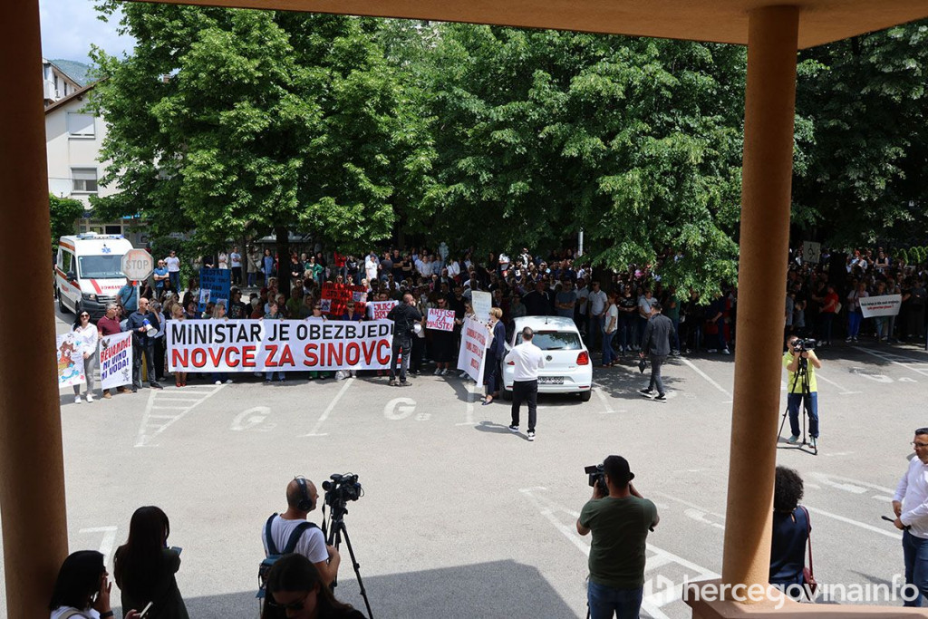 Zdravstvo prosvjedna šetnja