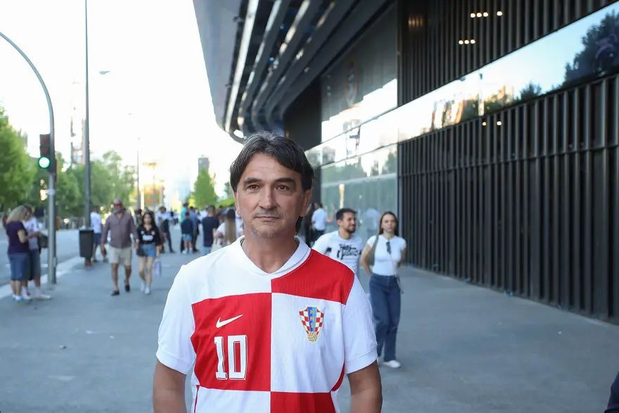 Zlatko Dalić na oproštaju Modrića