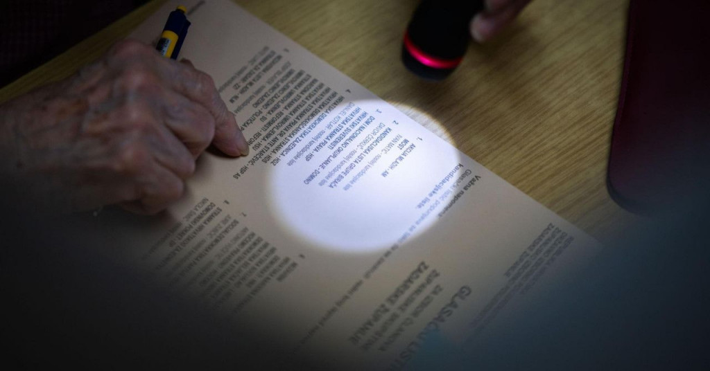 Glasački listić u Hrvatskoj