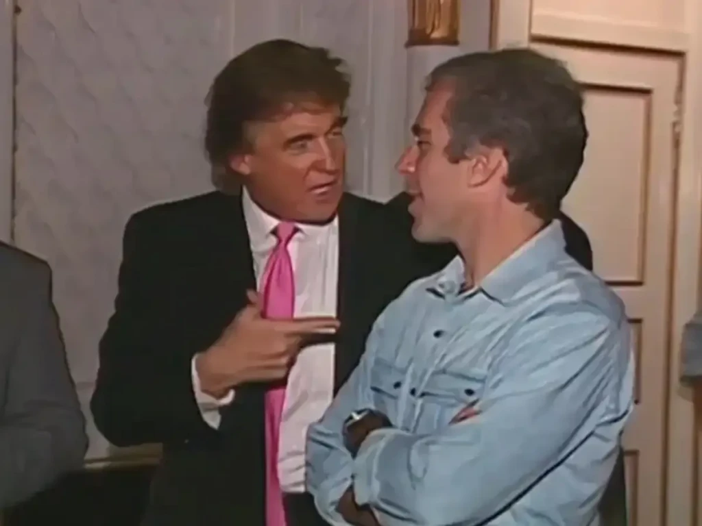  Jeffrey Epstein i Donald Trump