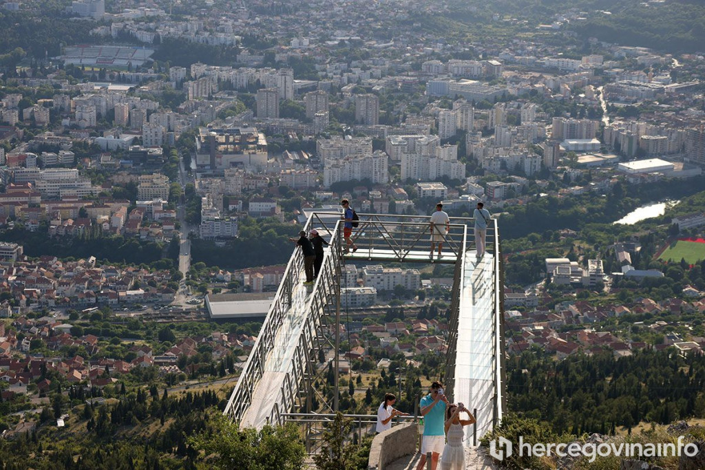 panorama Mostar vidikovac Fortica