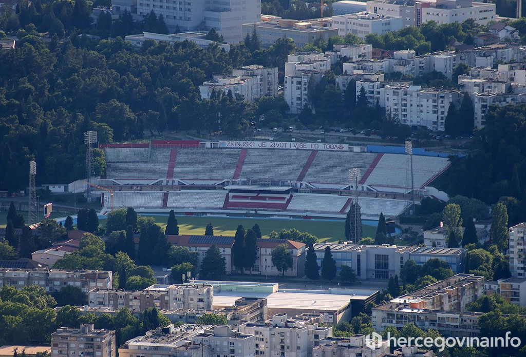 panorama stadion pod Bijelim brijegom
