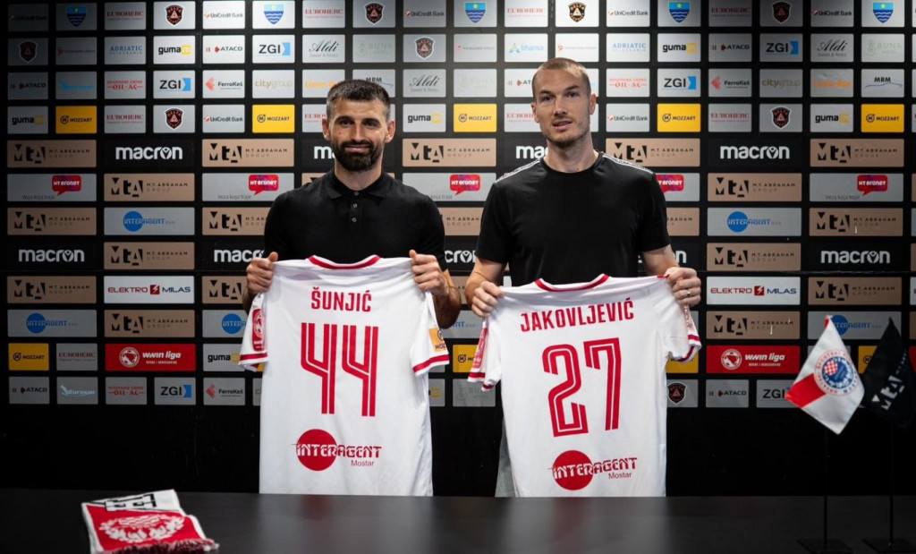 Toni Šunjić i Slobodan Jakovljević produžili ugovore sa Zrinjskim